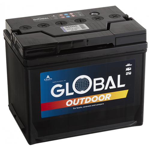 Global Batterier Global 80ah Fritidsbatteri 58000