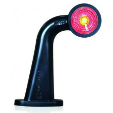 Strands Gummiarm LED 12-24V, (vit & röd) Vänster