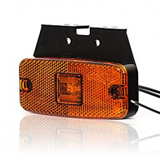 Strands sidomark. LED 111x50mm orange 12-24V,12-24V E-märkt