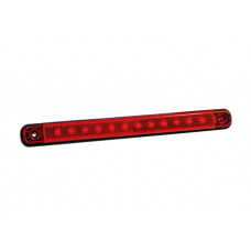 Strands Positionsljus röd LED m reflex,12-24V E-märkt