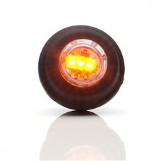 Strands Sidomarkering LED 12-24vV, passas in i 21mm hål. E-märkt. orange