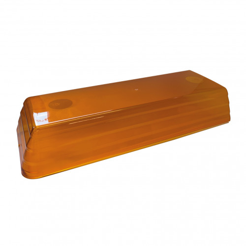 Kåpglas hörn 6-serien, orange,519mm (till gamla modellen)