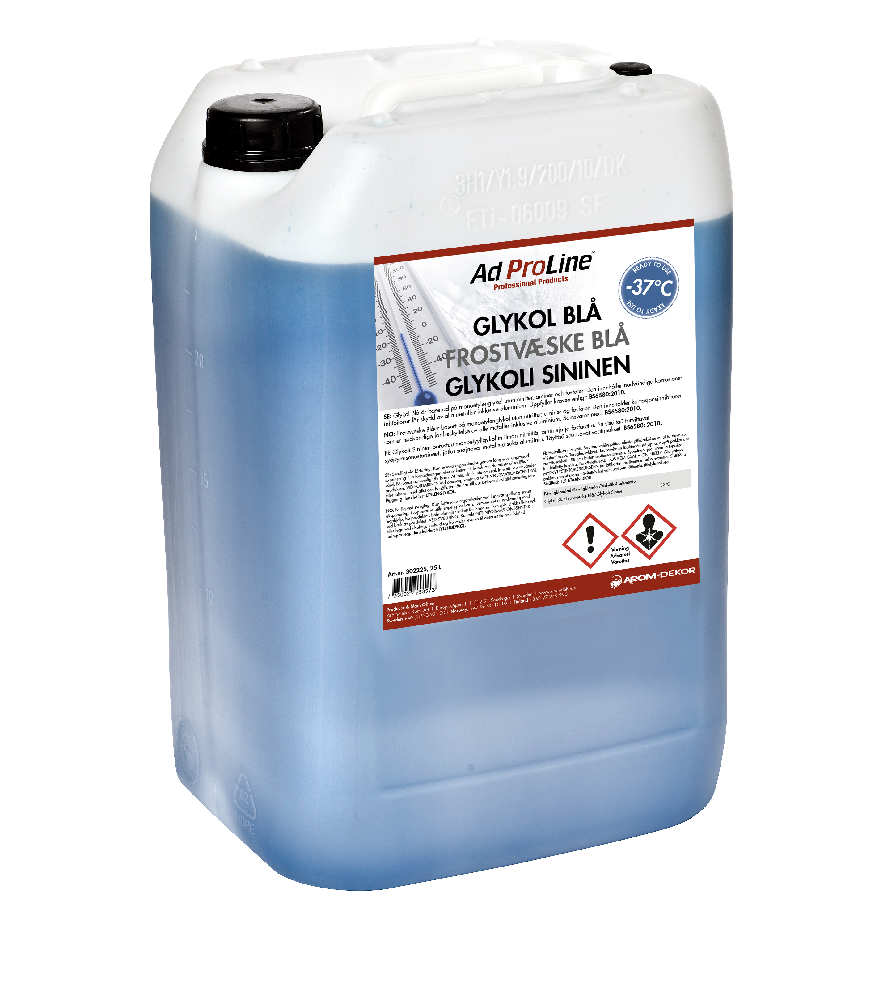 Product Image for AdProLine Glykol Blå 25L Färdigblandad