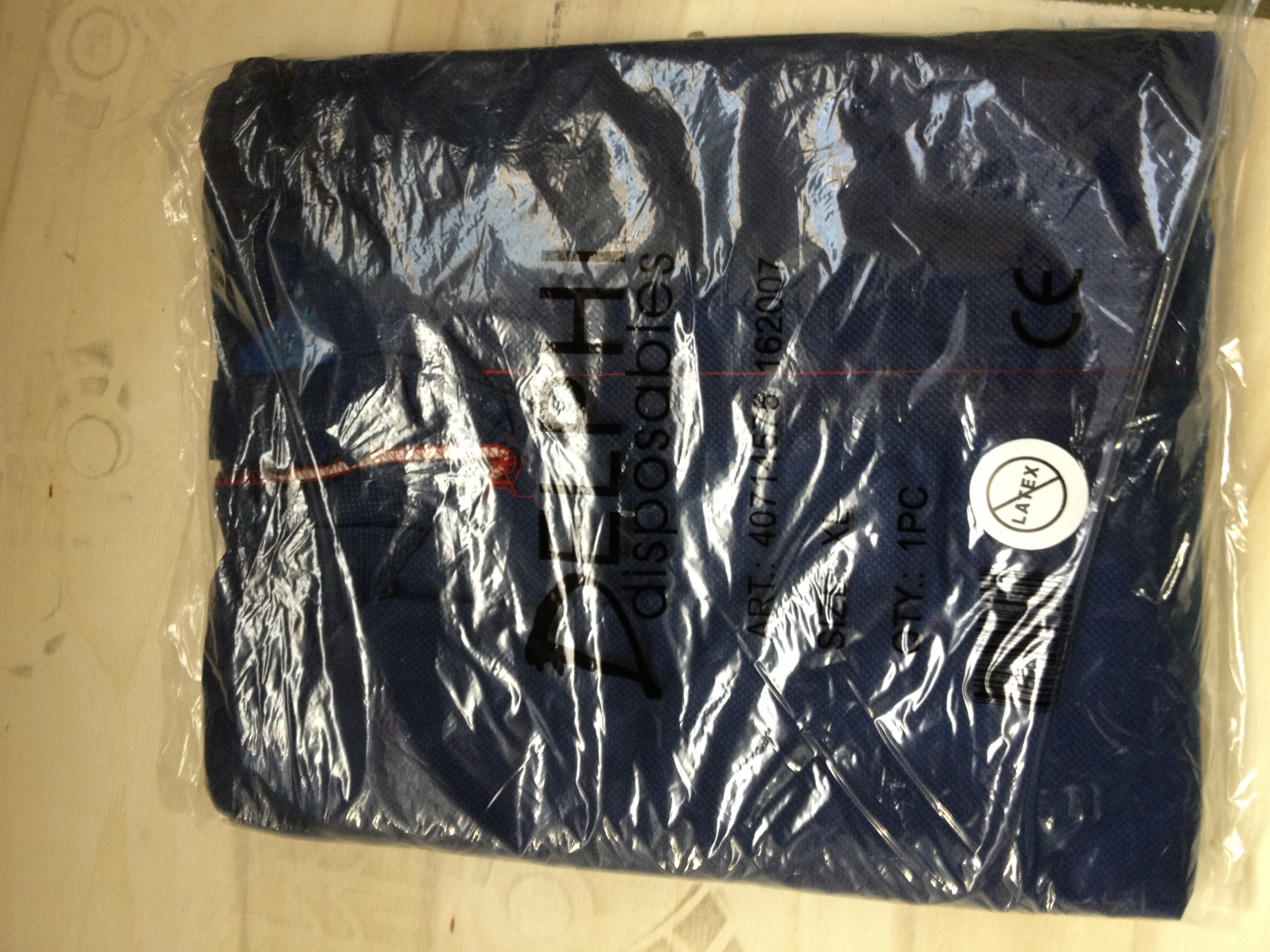 Product Image for Overall, engångs. strl xl,mörkblå