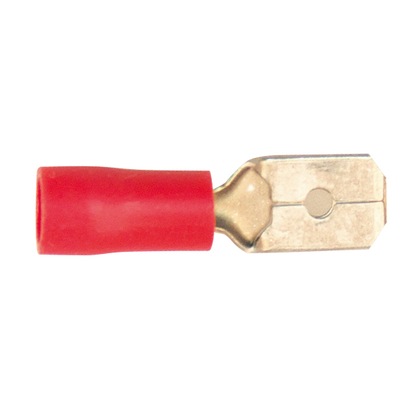 Product Image for Flatstift hane 6,3mm,lång kopparhylsa röd
