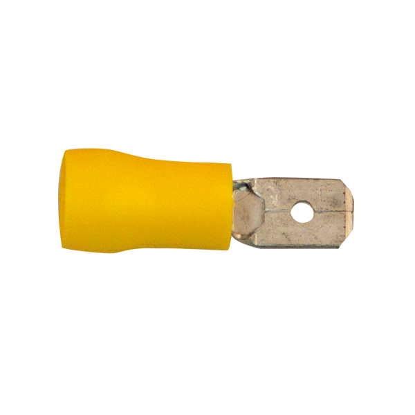 Product Image for Flatstift hane 6,3mm,lång kopparhylsa gul