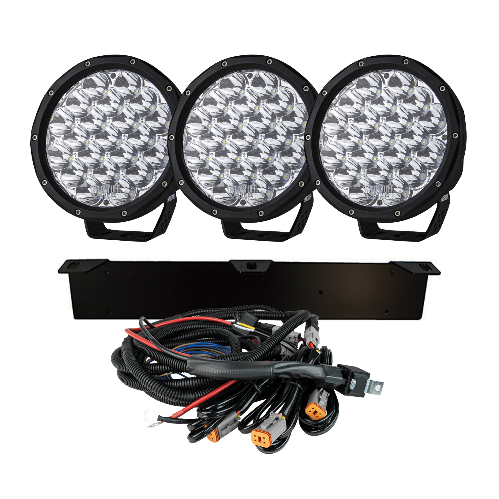 Product Image for Komplett Kit 3x LDL-05 Extraljus 7" LED