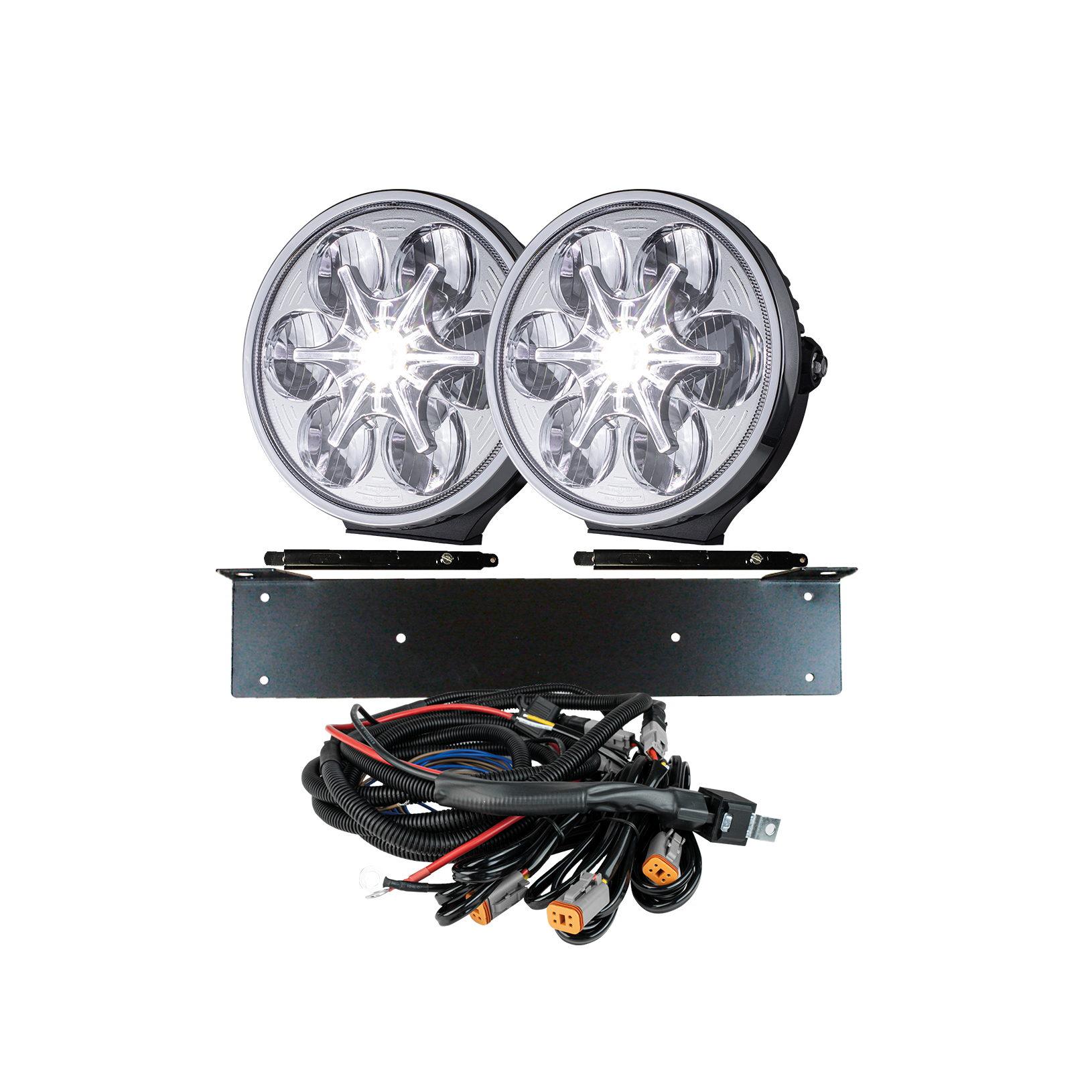 Product Image for Komplett Kit 2x Sveg 9" Extraljus LED