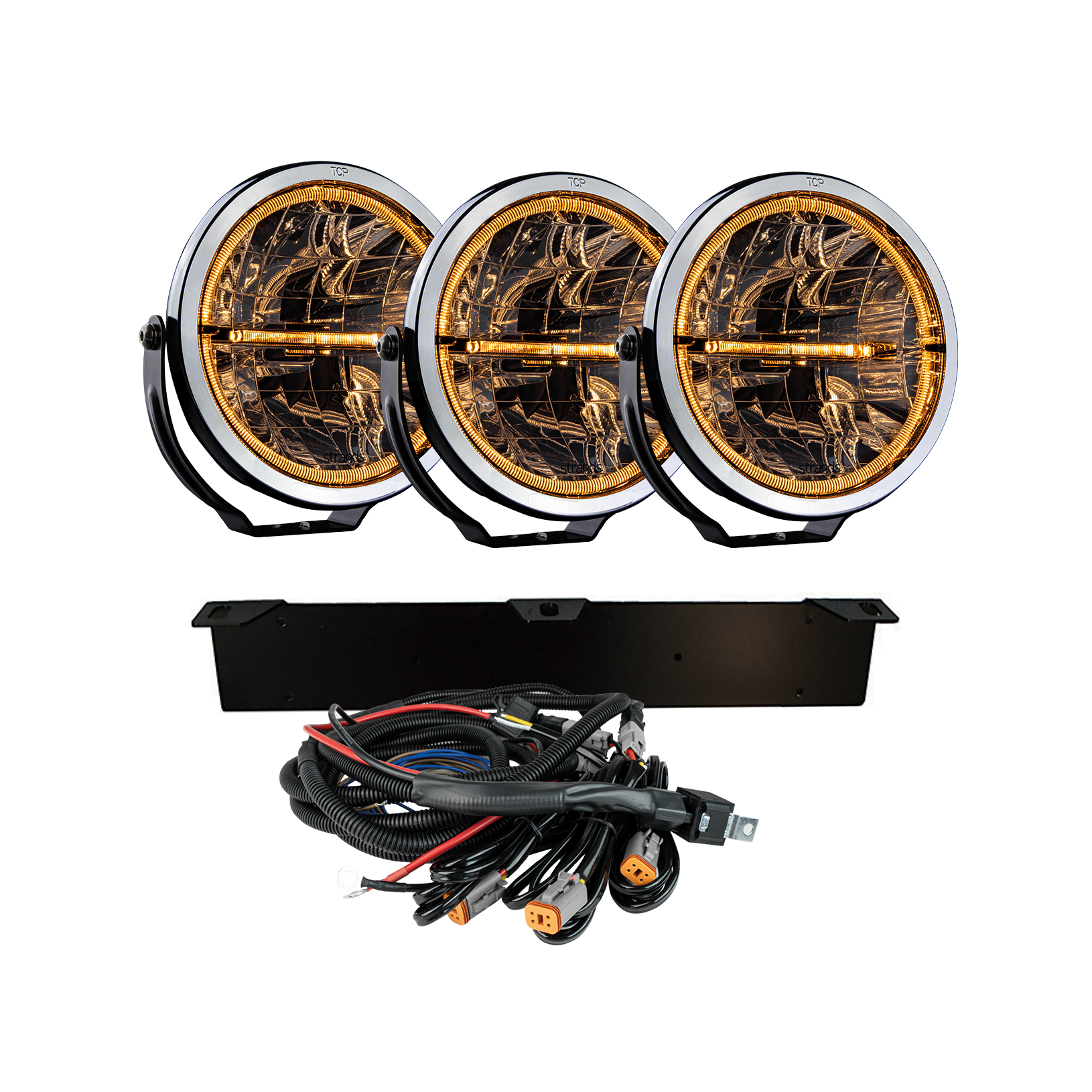 Product Image for Komplett Kit 3x Ambassador 9" Extraljus LED