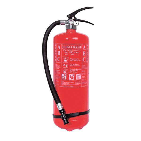 Product Image for Brandsläckare 6kg pulver,i högsta klassningen! obs:adr etikett tillval