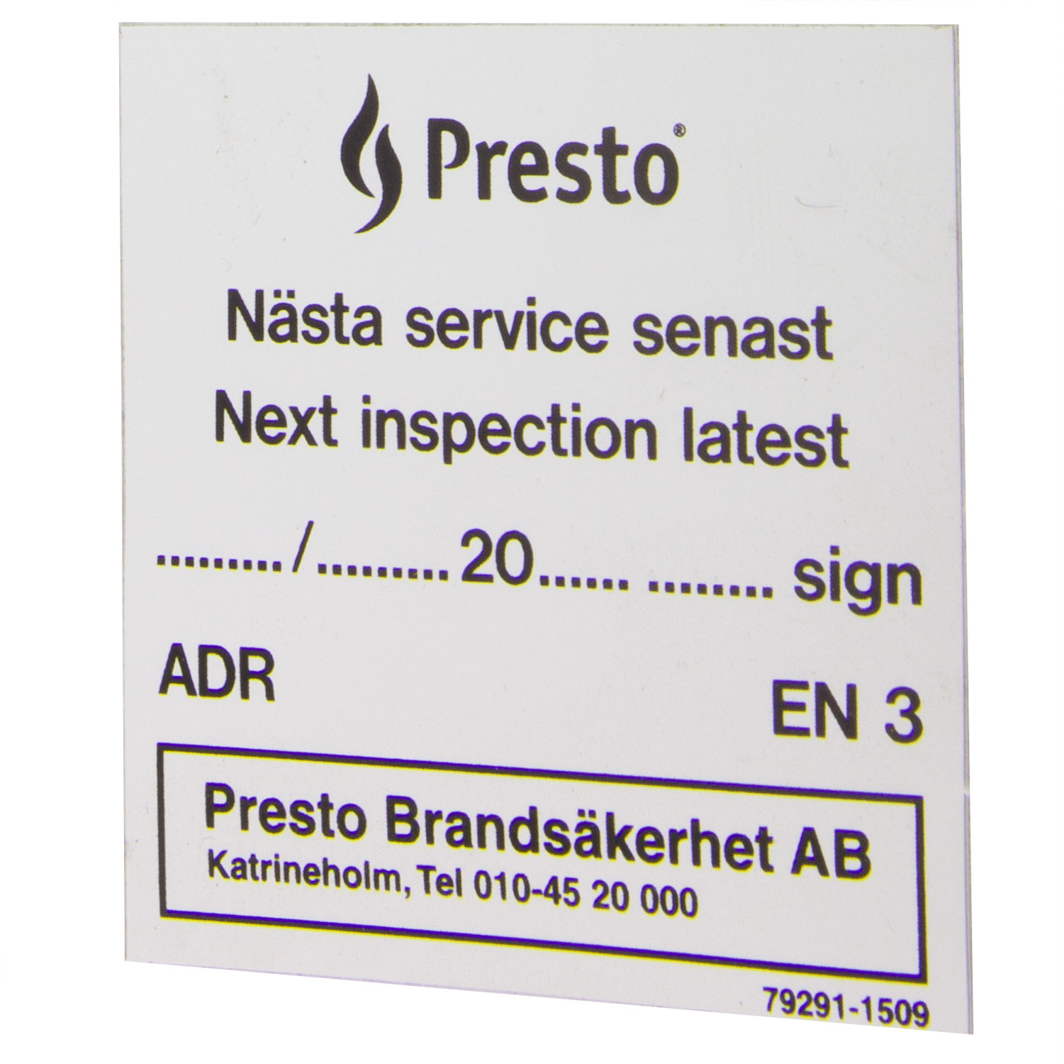Product Image for Adr etikett vit