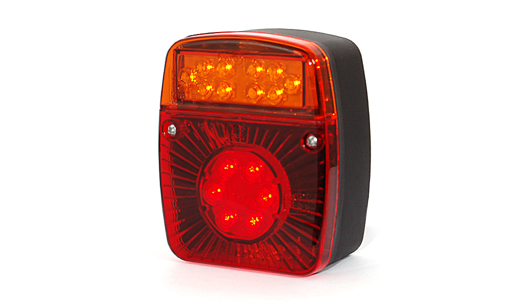 Product Image for Strands Baklampa 3-Kammar LED 12/24V, Bak/Broms/Blinkers