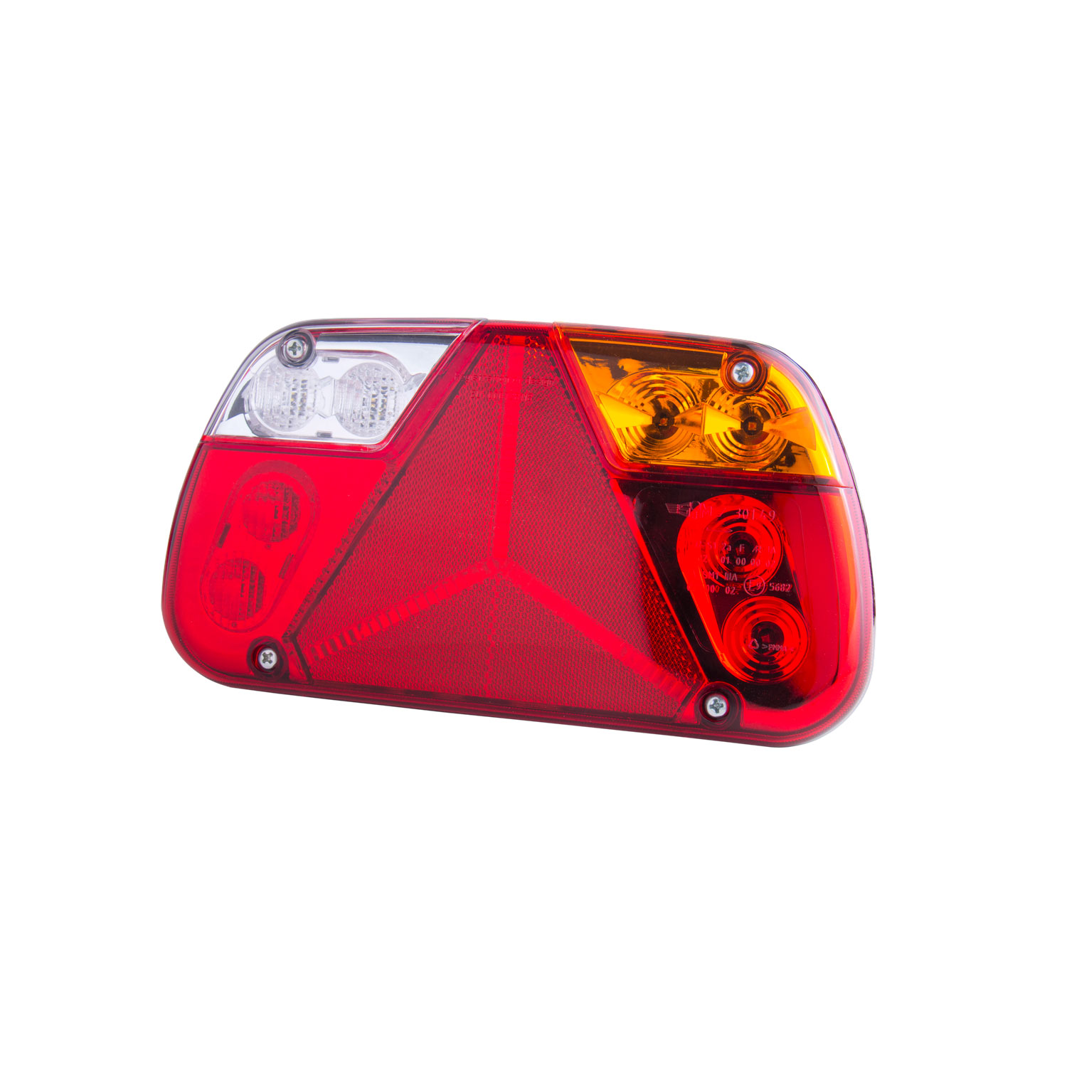 Product Image for Bakljus Släp LED HÖ din 5Funk med triangelreflex. 240mmx130mm