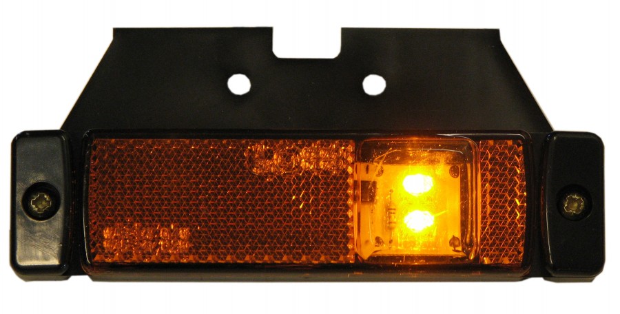 Product Image for Strands sidomarkering LED orange12-24V, med fäste. E-märkt.