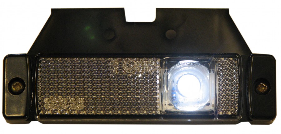 Product Image for Strands Positionsljus LED vit 12-24V, med fäste. E-märkt.