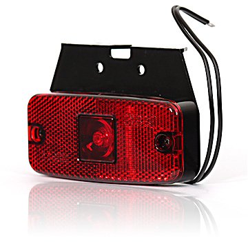 Product Image for Strands Positions LED 111x50mm röd. 12-24V,12-24V E-märkt