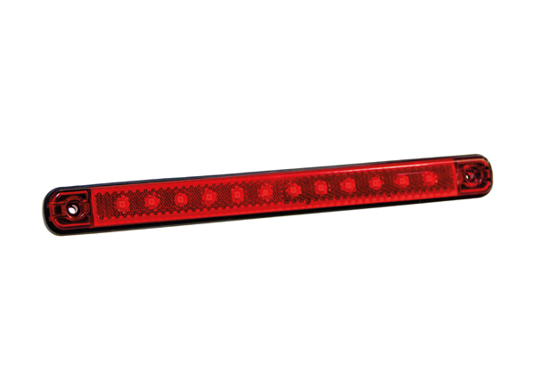 Product Image for Strands Positionsljus röd LED m reflex,12-24V E-märkt