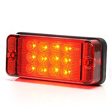Product Image for Strands Dimljus 12-24V Rött glas, E-Approved.