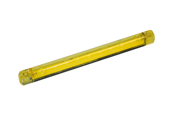 Product Image for Strands Positionsljus. gult glas 9 dioder, 237x20,5x22mm 12-24V