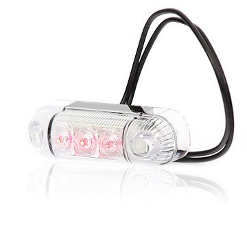 Product Image for Strands Pos.ljus 3 LED röd,12-24V E-märkt