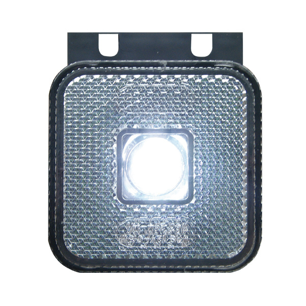 Product Image for Strands Positionsljus vit LED 12-24V, inkl. vinkelfäste E-märkt