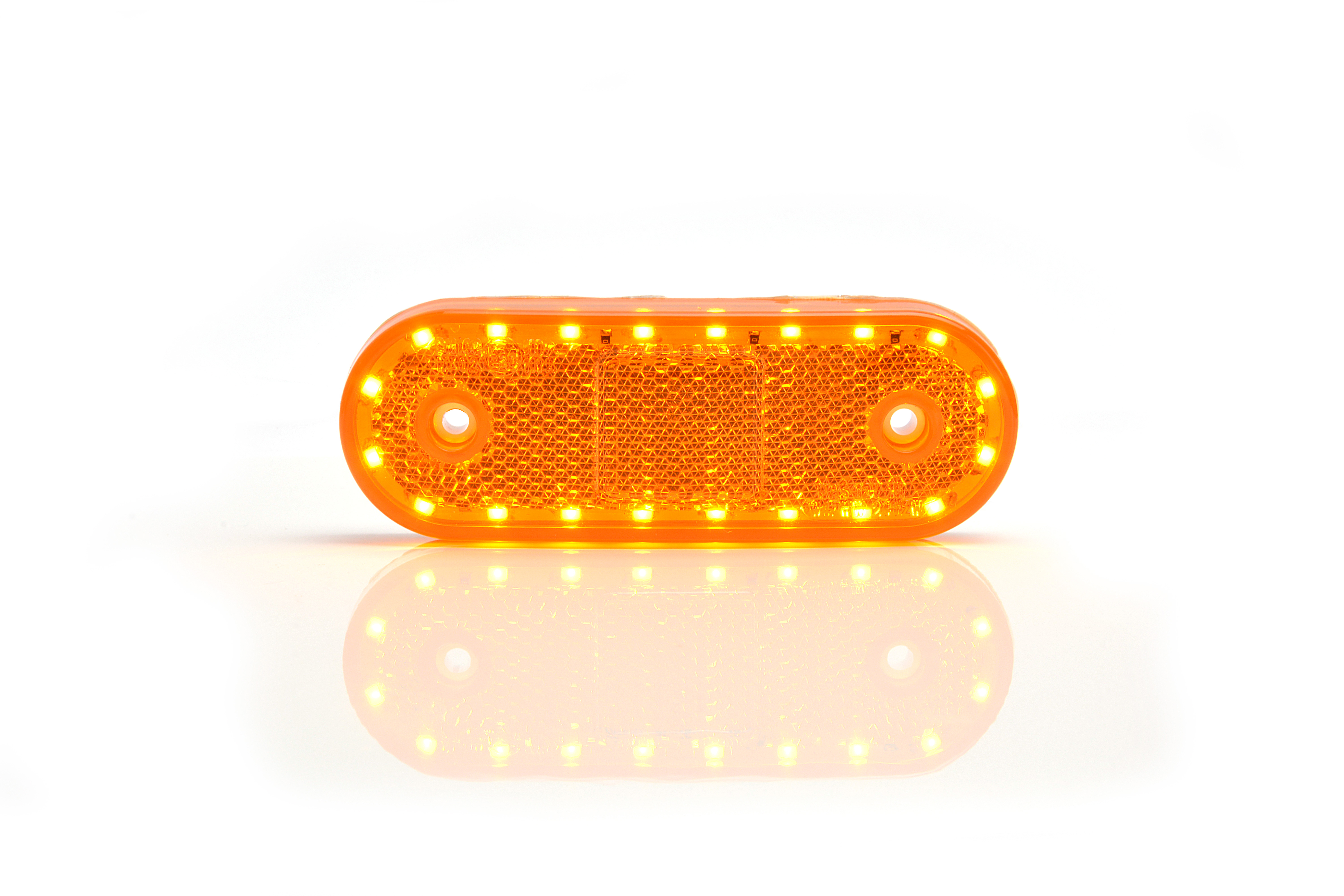 Product Image for Strands Sidomarkering/Blinkers LED 12-24V IP68 E-märkt, inkl. vinkelfäste och reflex. Blinkersväxlande