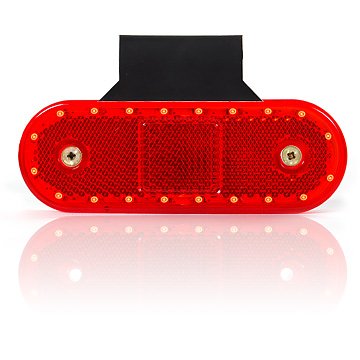 Product Image for Strands Positionsljus röd LED 12-24V,inkl. vinkelfäste