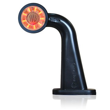 Product Image for Strands Gummiarm vit/röd LED Höger 3m kabel, klarglas. E-märkt 12-24V