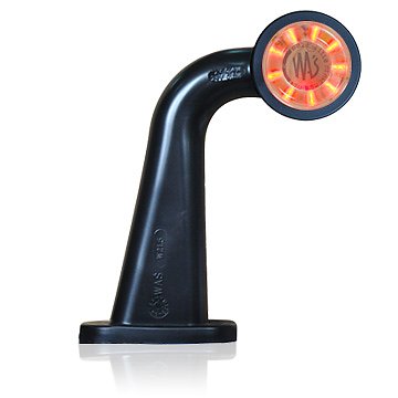 Product Image for Strands Gummiarm vit/röd LED Vänster 3 m kabel, klarglas. E-märkt 12-24V