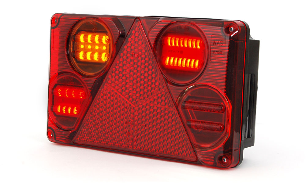 Product Image for Strands Baklampa Släp 5-Kammare Vänster, 12-24V Bajonett