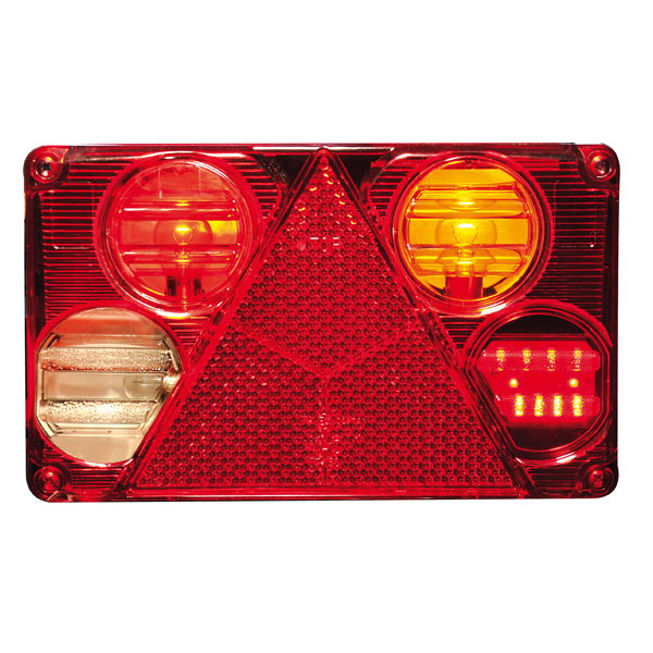Product Image for Strands Baklampa Släp 5-Kammare Höger, 12-24V LXHXD 233x143x55mm