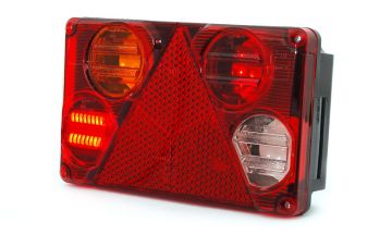 Product Image for Strands Baklampa Släp 5-Kammare VÄ,12-24V LXHXD 233x143x55mm