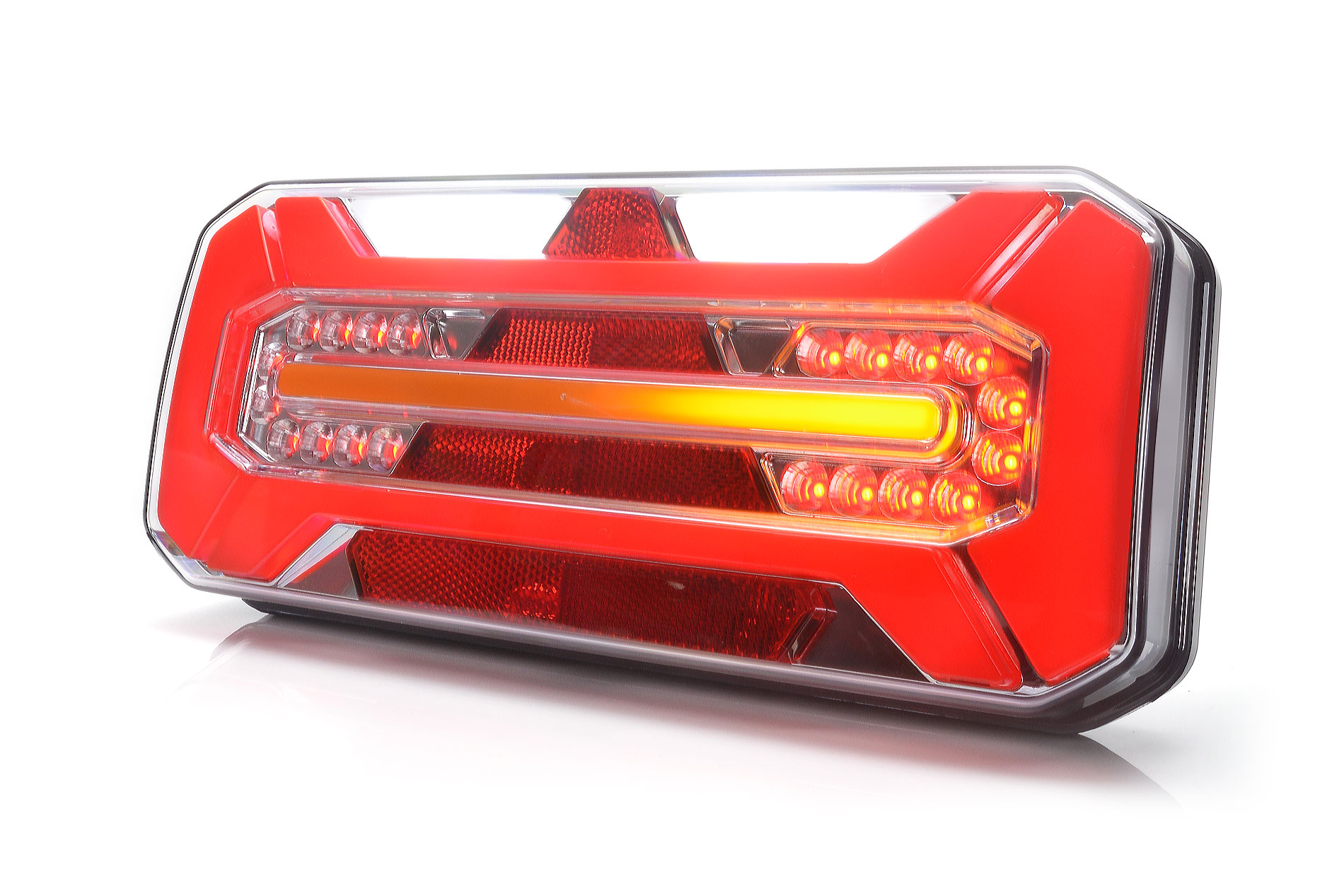 Product Image for Strands Bakljus 5 Funk. LED - Vänster, 12-24V DC, Dynamisk Blink, IP66/68