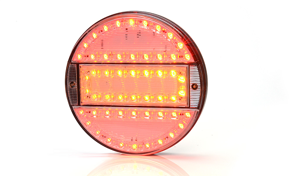 Product Image for Strands Rund LED 3 Kammare 12-24V, 142mm Diameter klar lins