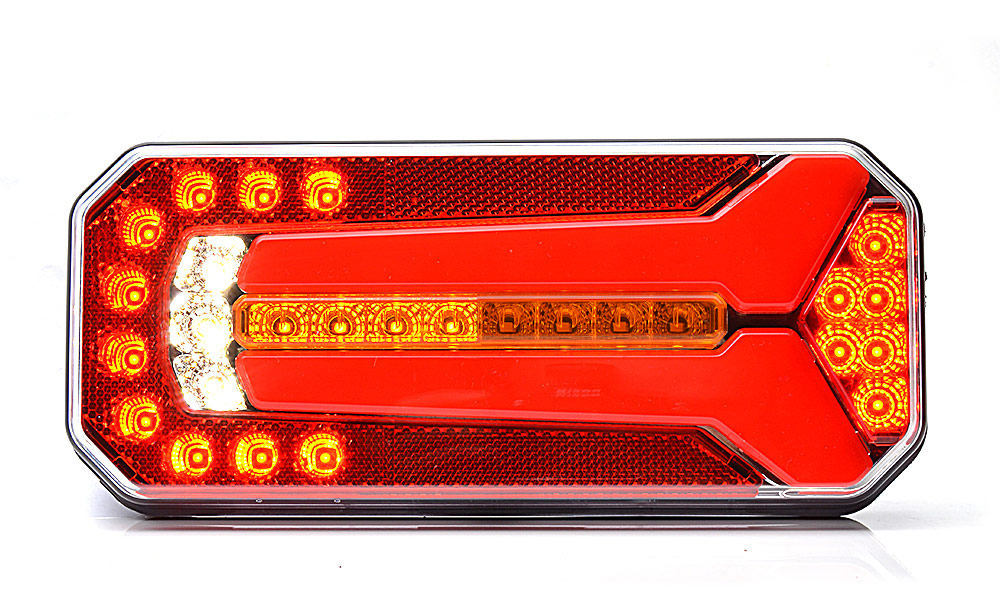 Product Image for Strands baklampa LED Universal 12-24V, 5 Funktioner. Dynamisk Blinkers