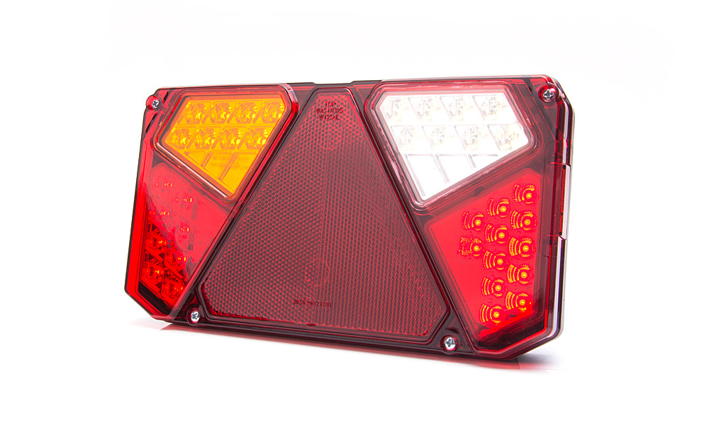 Product Image for Strands Baklampa 5 Kammare LED Vänster, 12-24V DC Bak, Broms, Back, Dim, Blink