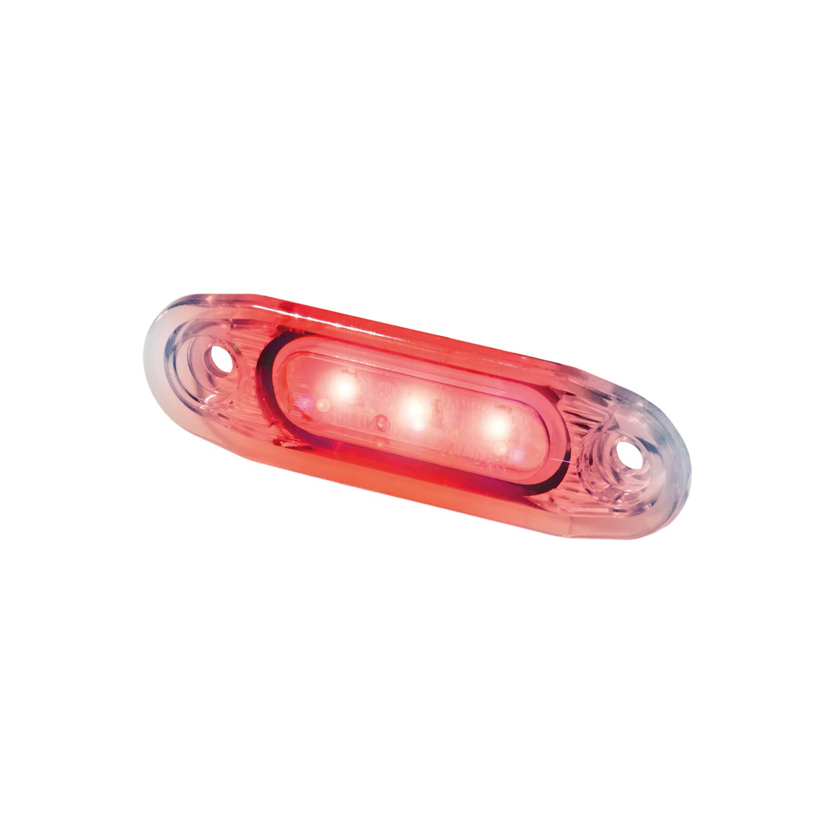 Product Image for Strands Pos.ljus SLD röd LED, vitt glas,79x26mm 5m kabel