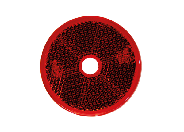 Product Image for Strands reflex röd rund 60mm med hål 4-pack,e-märkt.