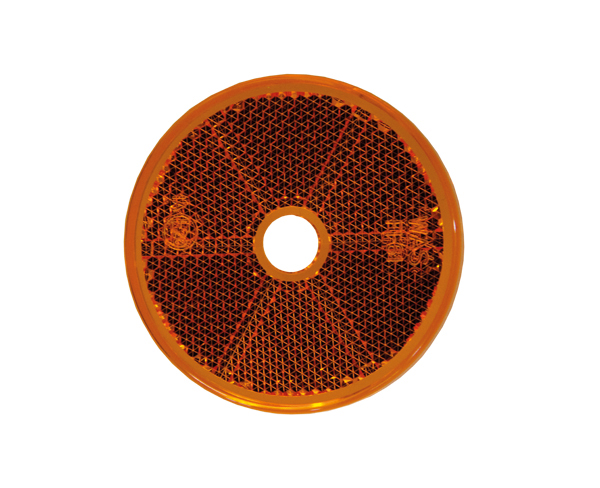 Product Image for Strands reflex orange rund 60mm m. hål,e-märkt.