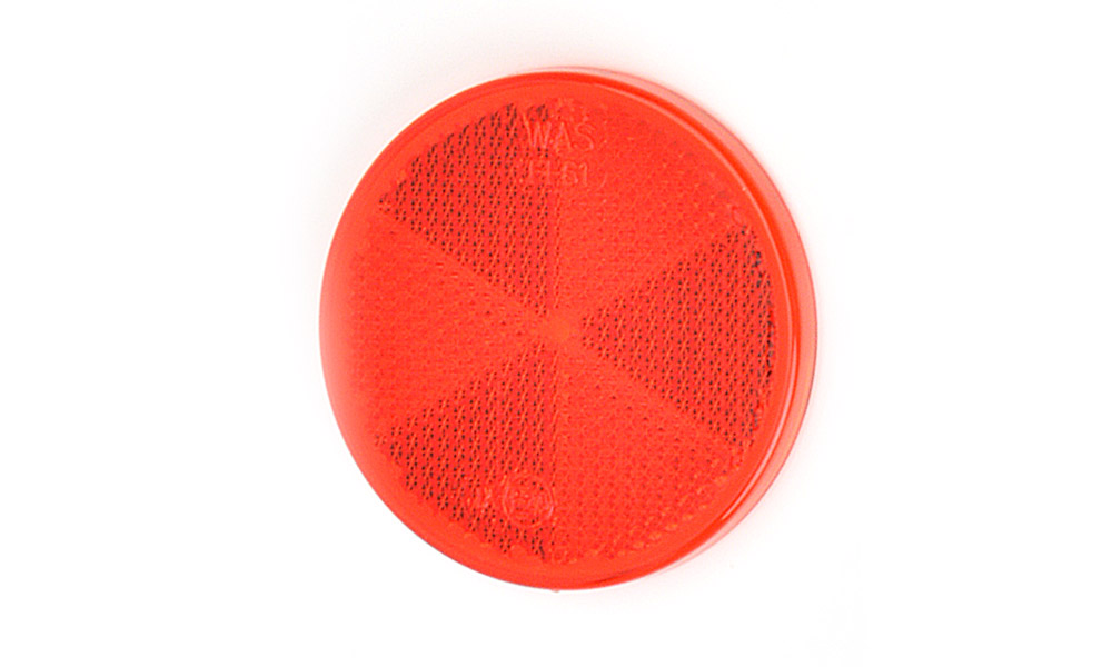 Product Image for Strands reflex röd rund 60mm tejp.,e-märkt.