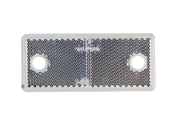 Product Image for Strands reflex vit rektangulär 96x42mm,med hål. e-märkt.