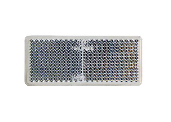 Product Image for Strands reflex vit rektangulär 96x42mm,med tejp. e-märkt.