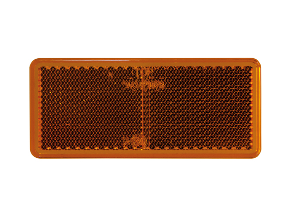 Product Image for Strands reflex orange rektang. 96x42mm,med tejp. e-märkt.