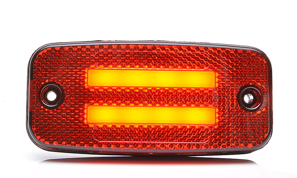 Product Image for Strands Positionsljus röd two lines LED,12-24V DC, IP66/68
