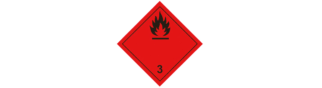 Product Image for Adr etikett "inflammable sub.",300x300mm "3"