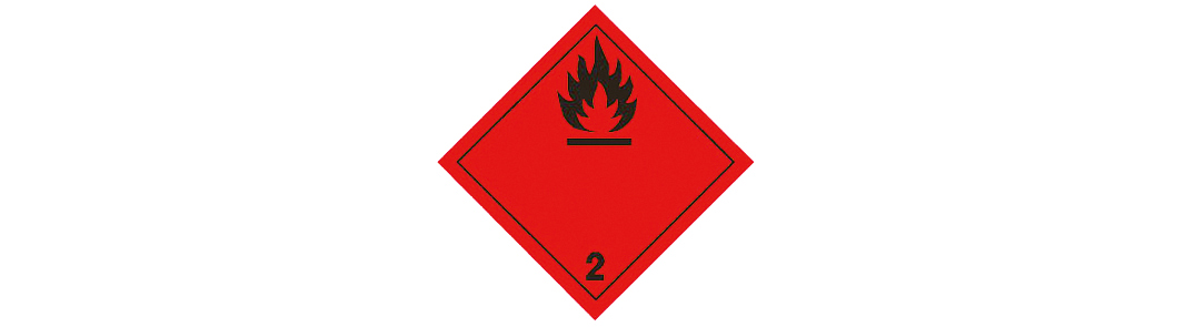 Product Image for Adr etikett "flammable gases",300x300mm "2"
