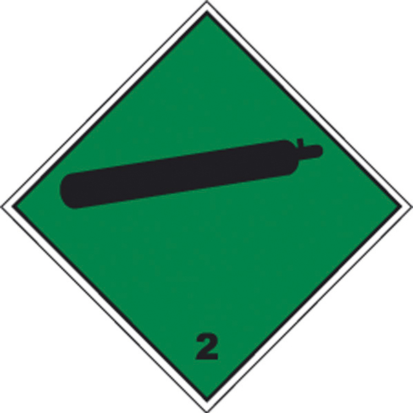 Product Image for Adr etikett noninflammable gas,250x250mm "2"