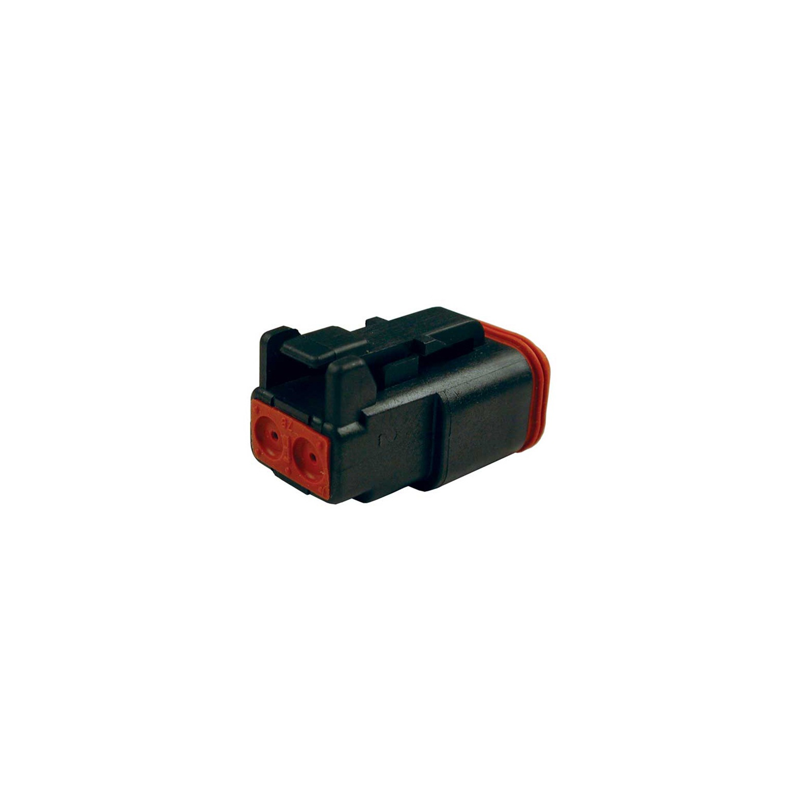 Product Image for Kontakthus deutsch, plug,2-pol svart