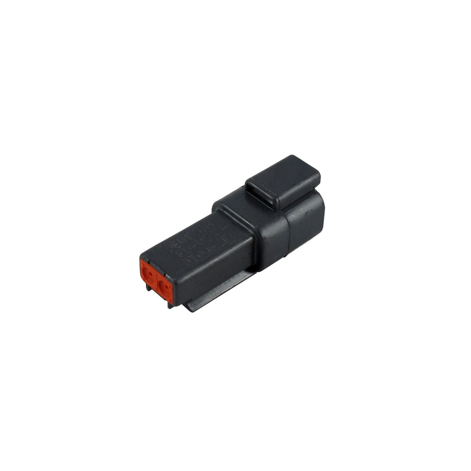 Product Image for Kontakthus deutsch, receptacle,,2-pol, svart