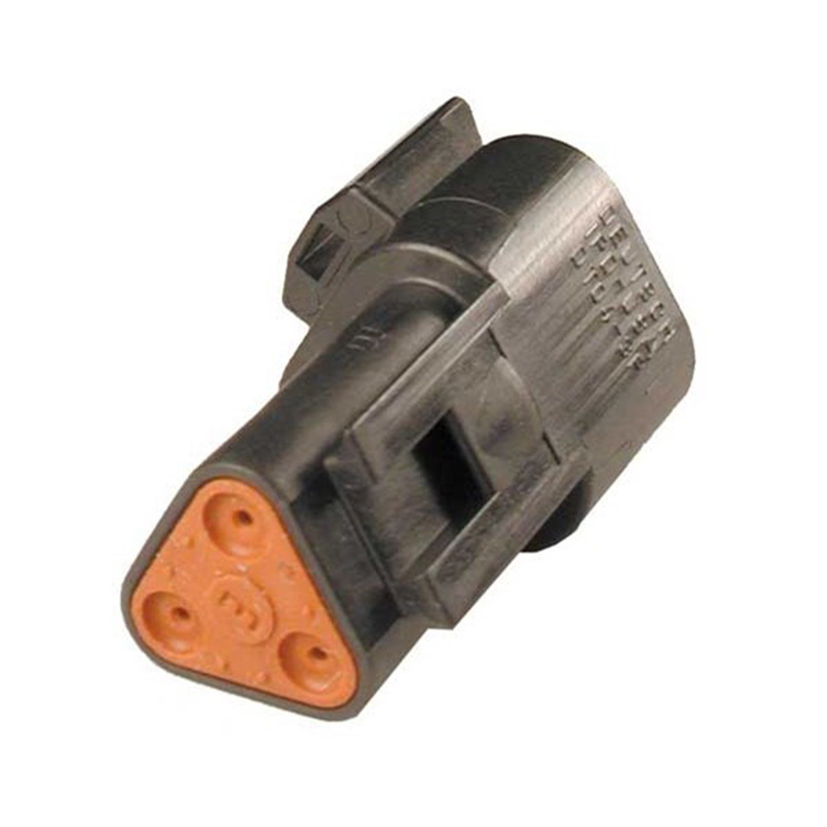 Product Image for Kontakthus deutsch, receptacle,,3-pol svart